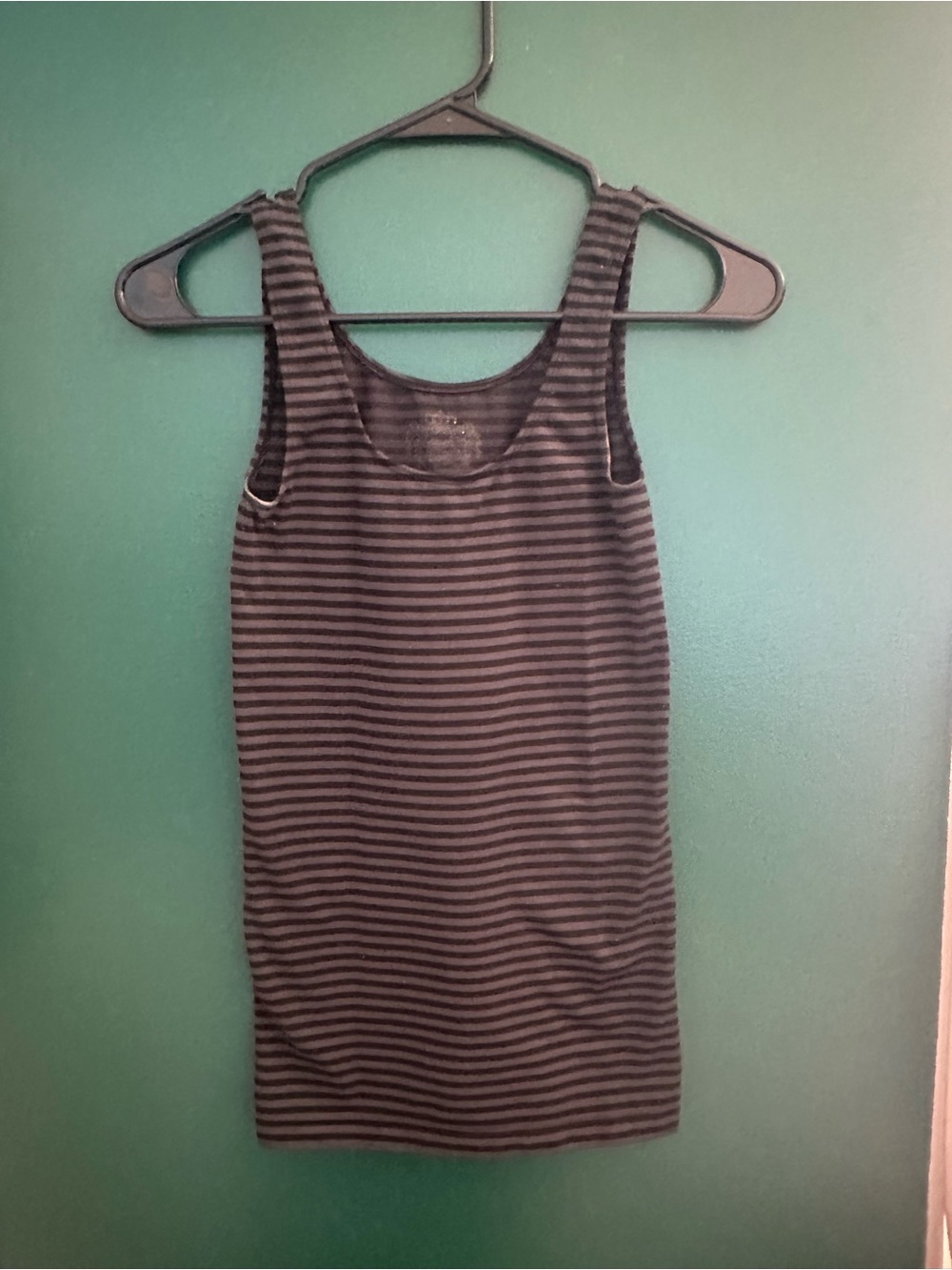 Striped Fitted Tank Top